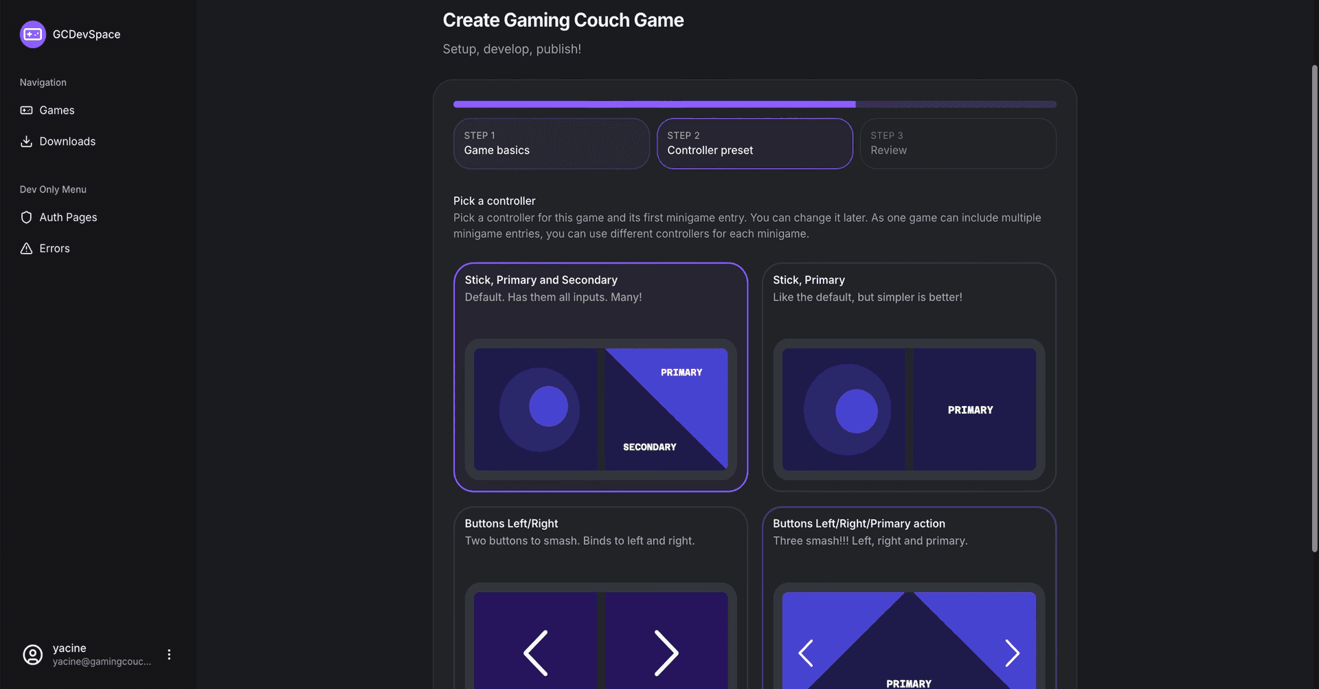 Runman: Just Run gameplay, one of the games built on the Gaming Couch platform