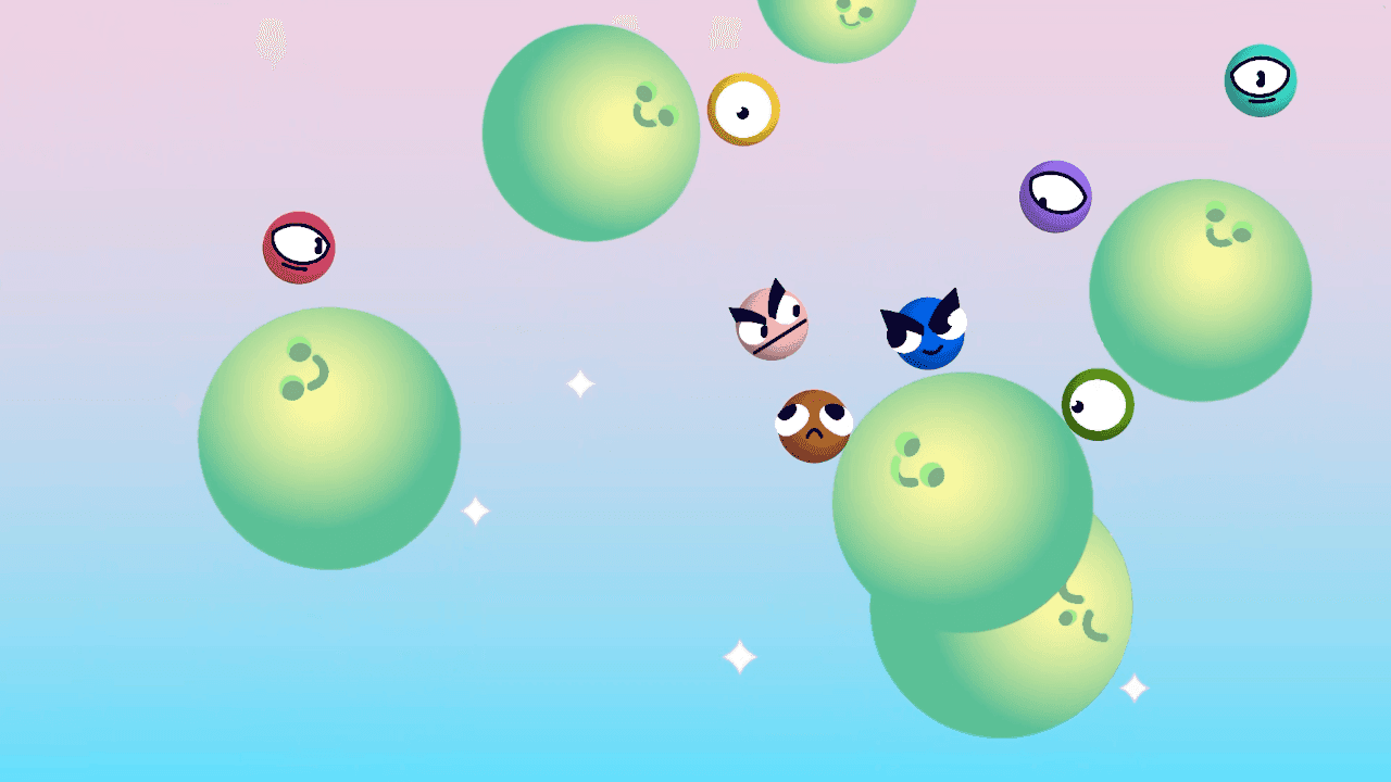 Abstract: Bubble Up – Jump from one platform to another until there is only one left. Be the last one with a victorious bounce — cackling optional.. Puzzle, Party Game, Casual, Multiplayer, Battle Royale, Survival – 2-8 players.